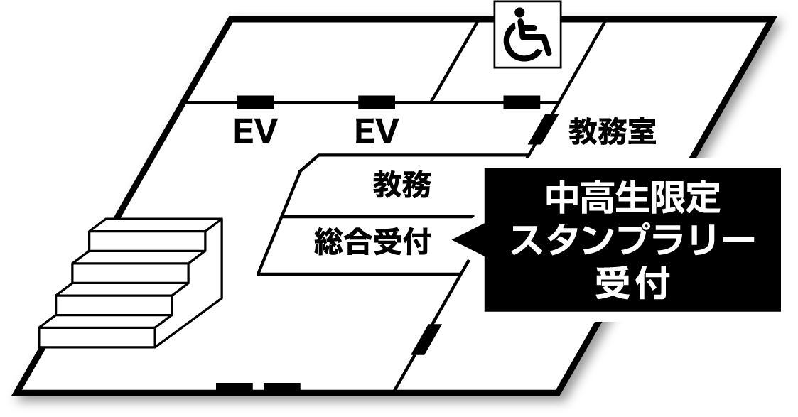 1Fのフロアマップ