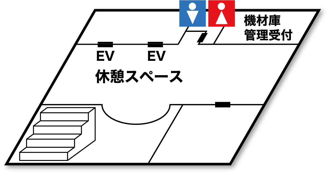 2Fのフロアマップ
