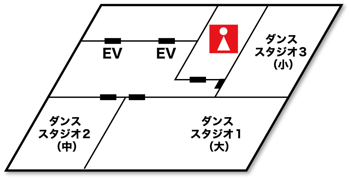3Fのフロアマップ