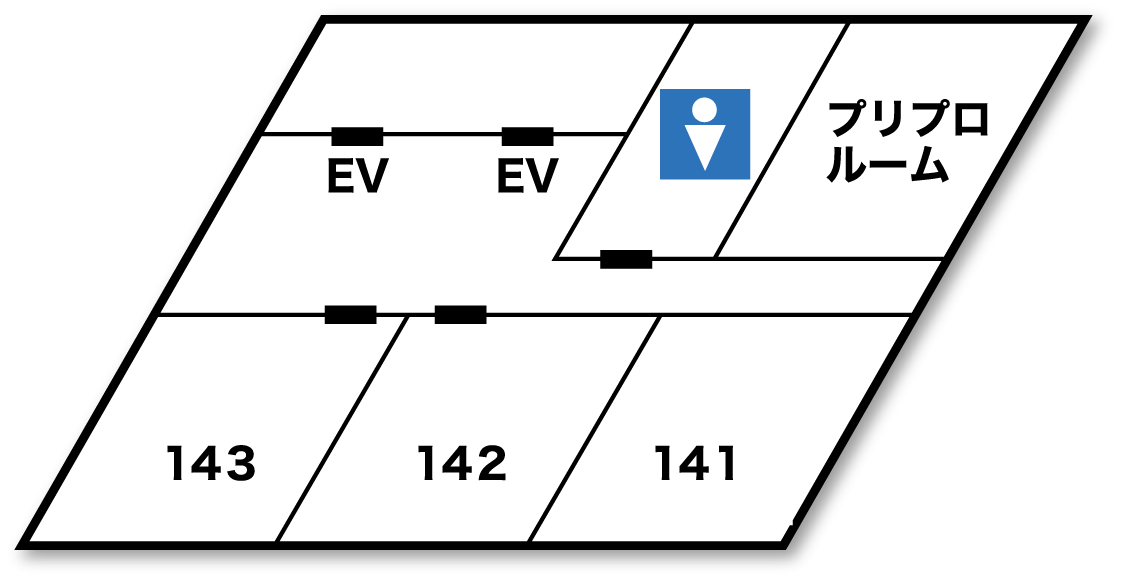 4Fのフロアマップ