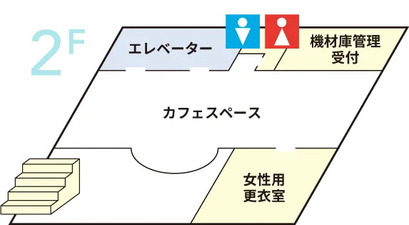 2Fのフロアマップ