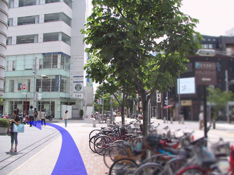 交差点の横断歩道