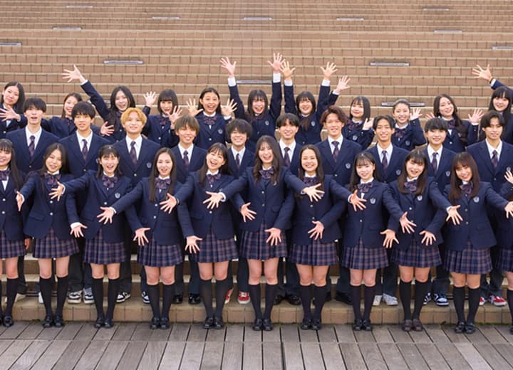 学校生集合写真