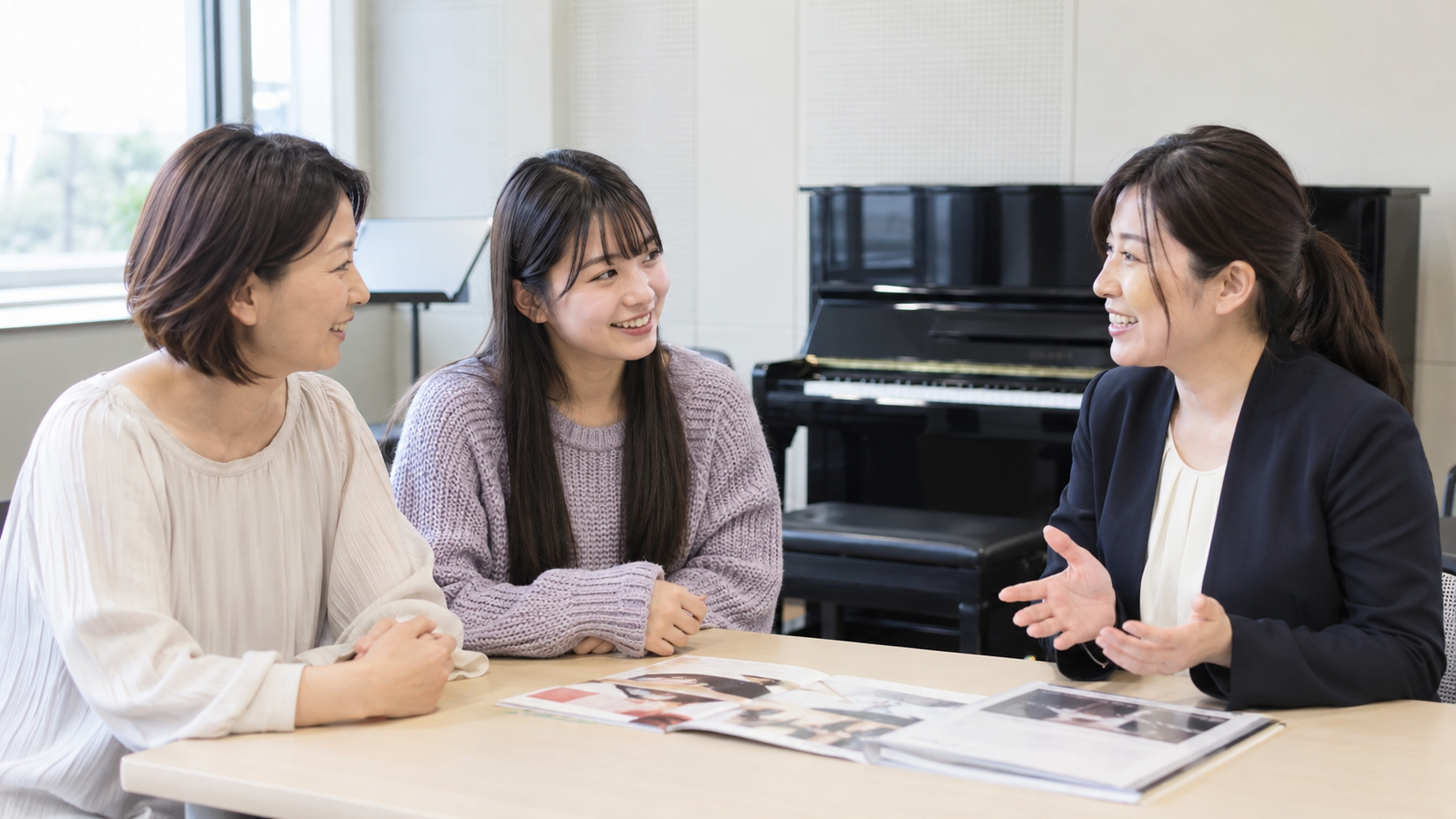 音楽分野の進学と学びを紹介する人物のイメージ