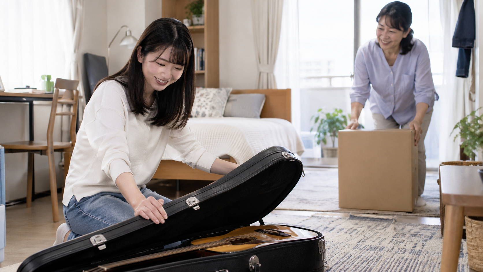 音楽分野の進学と学びを紹介する人物のイメージ